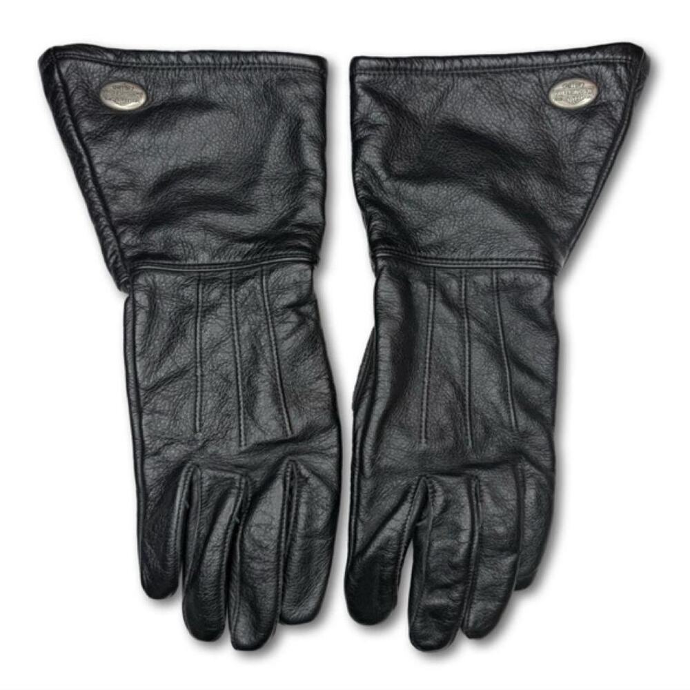 Vintage 1990s harley davidson black leather